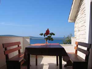 Terrasse des Apartment 1.