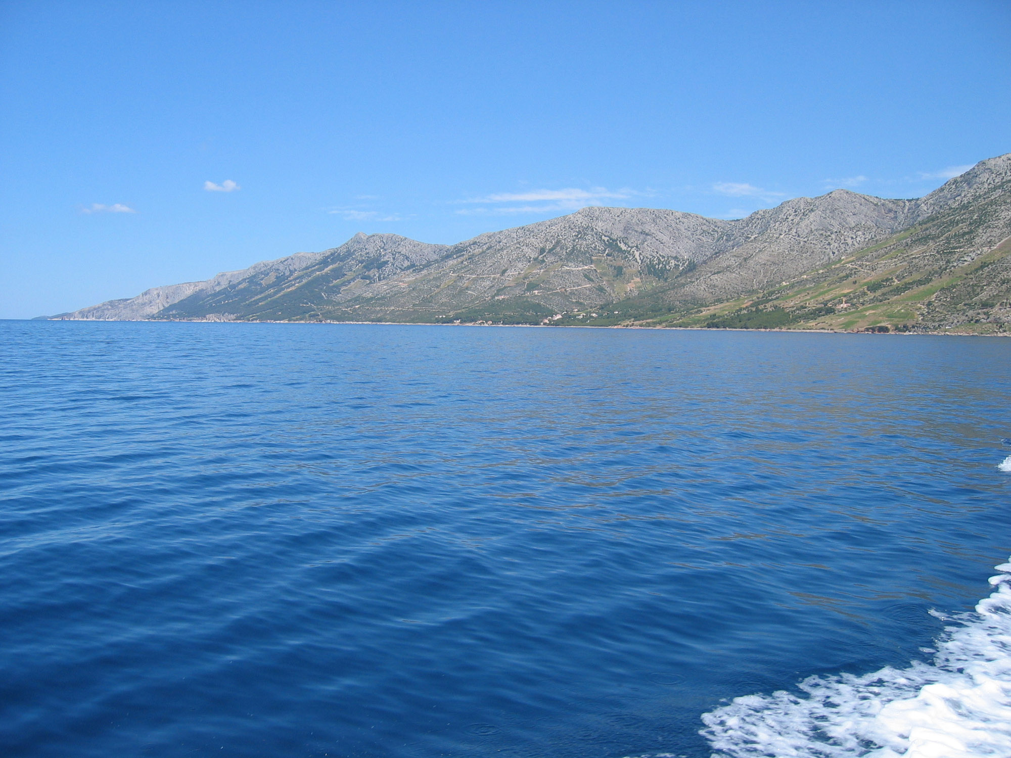 Die Insel Hvar von der S&uuml;dseite, Zavala, Dalmatien Kroatien